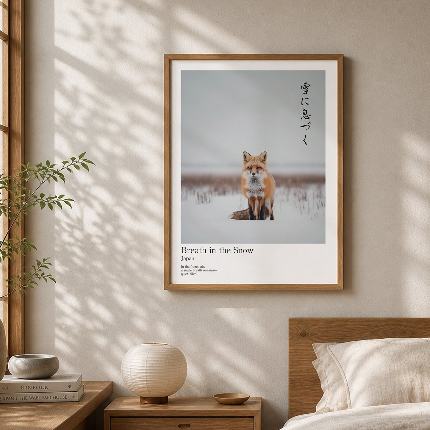 Breath in the Snow – Red Fox Wall Art Print (3:4 Edition)