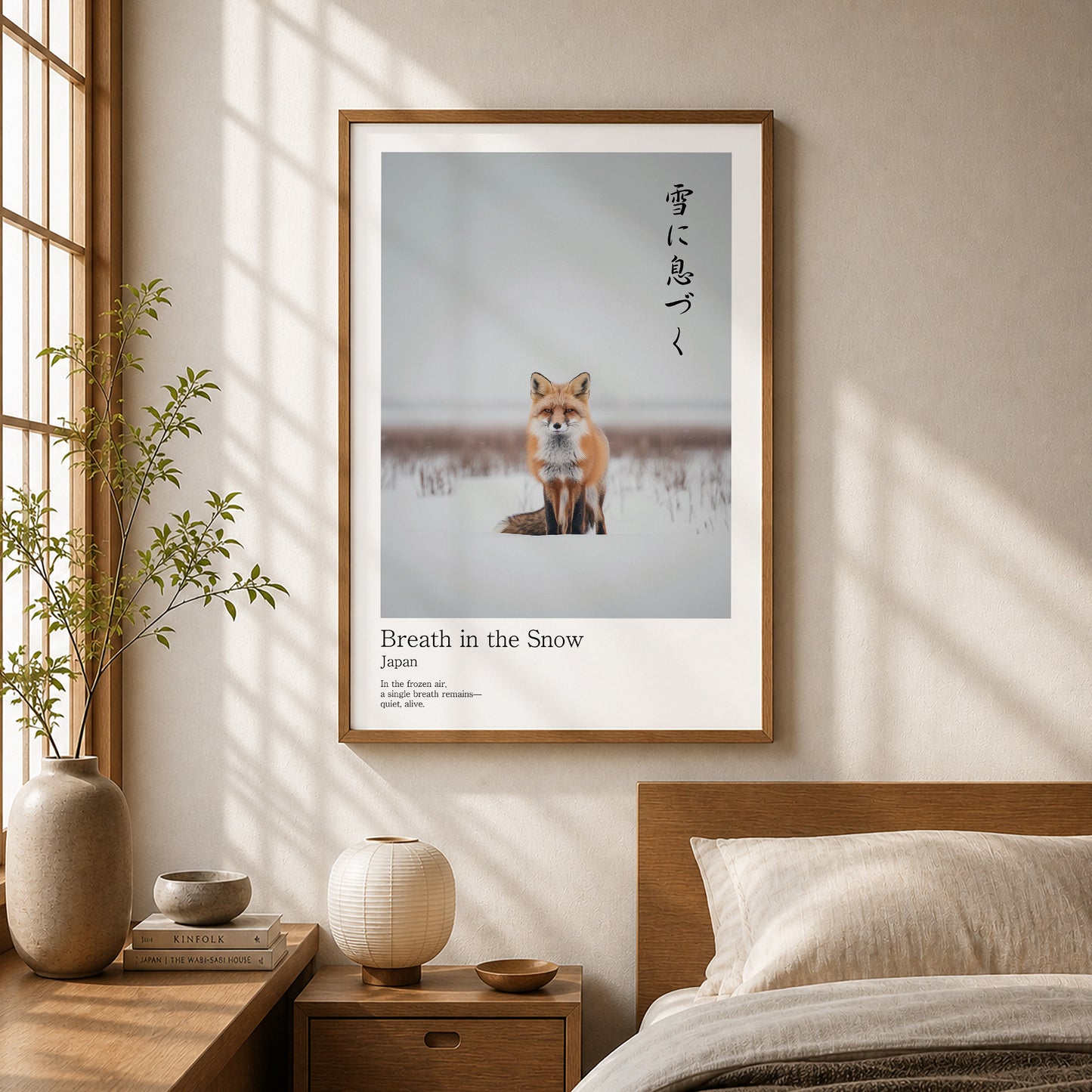 Breath in the Snow – Red Fox Wall Art Print (2:3 Edition)